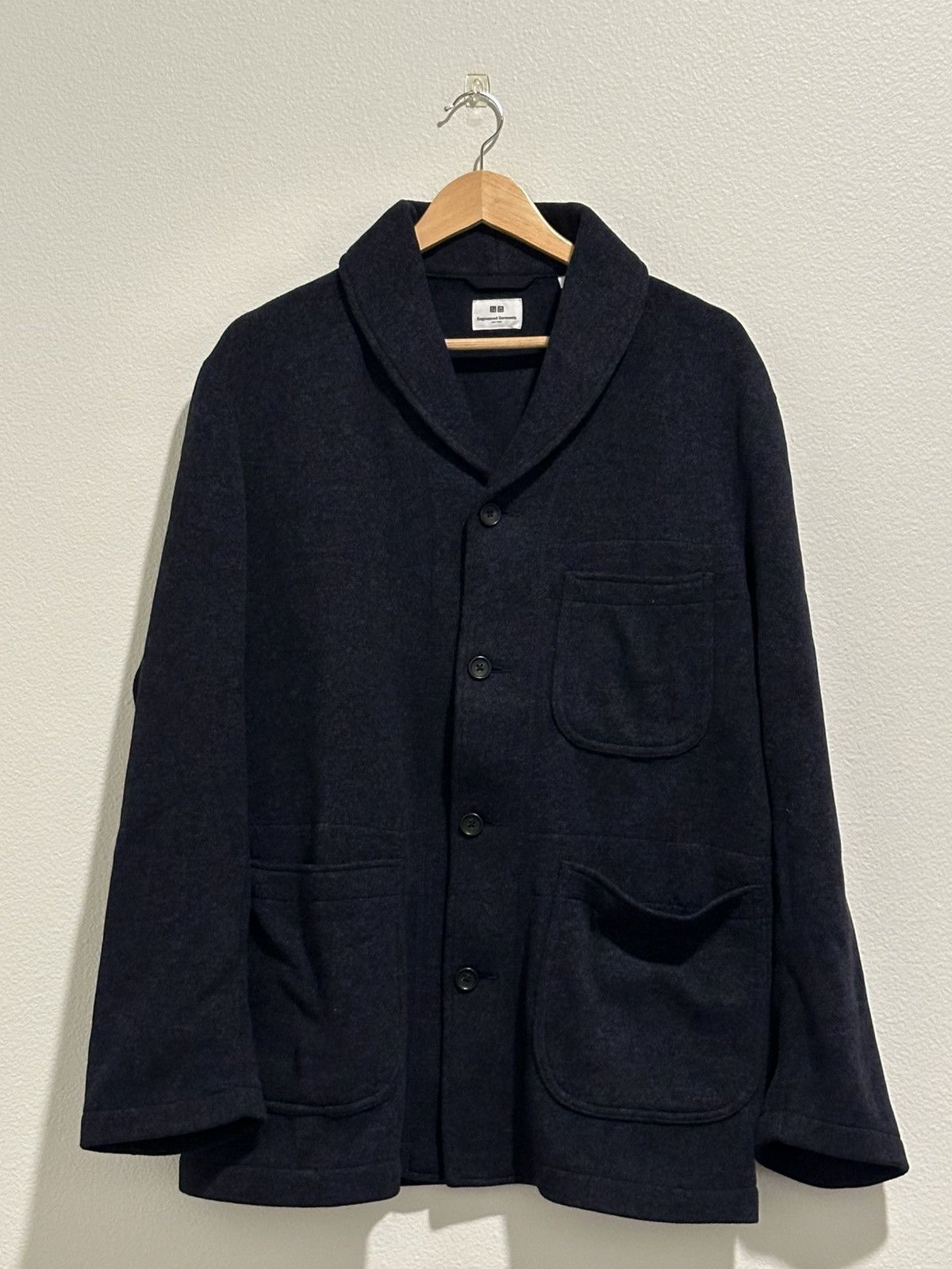 Uniqlo Engineered Garments Navy Cardigan Size Large