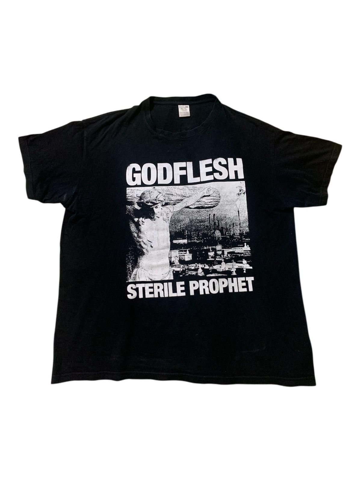 Band Tees Vintage 00s Godflesh Tee Size US XL / EU 56 / 4 - 1 Thumbnail