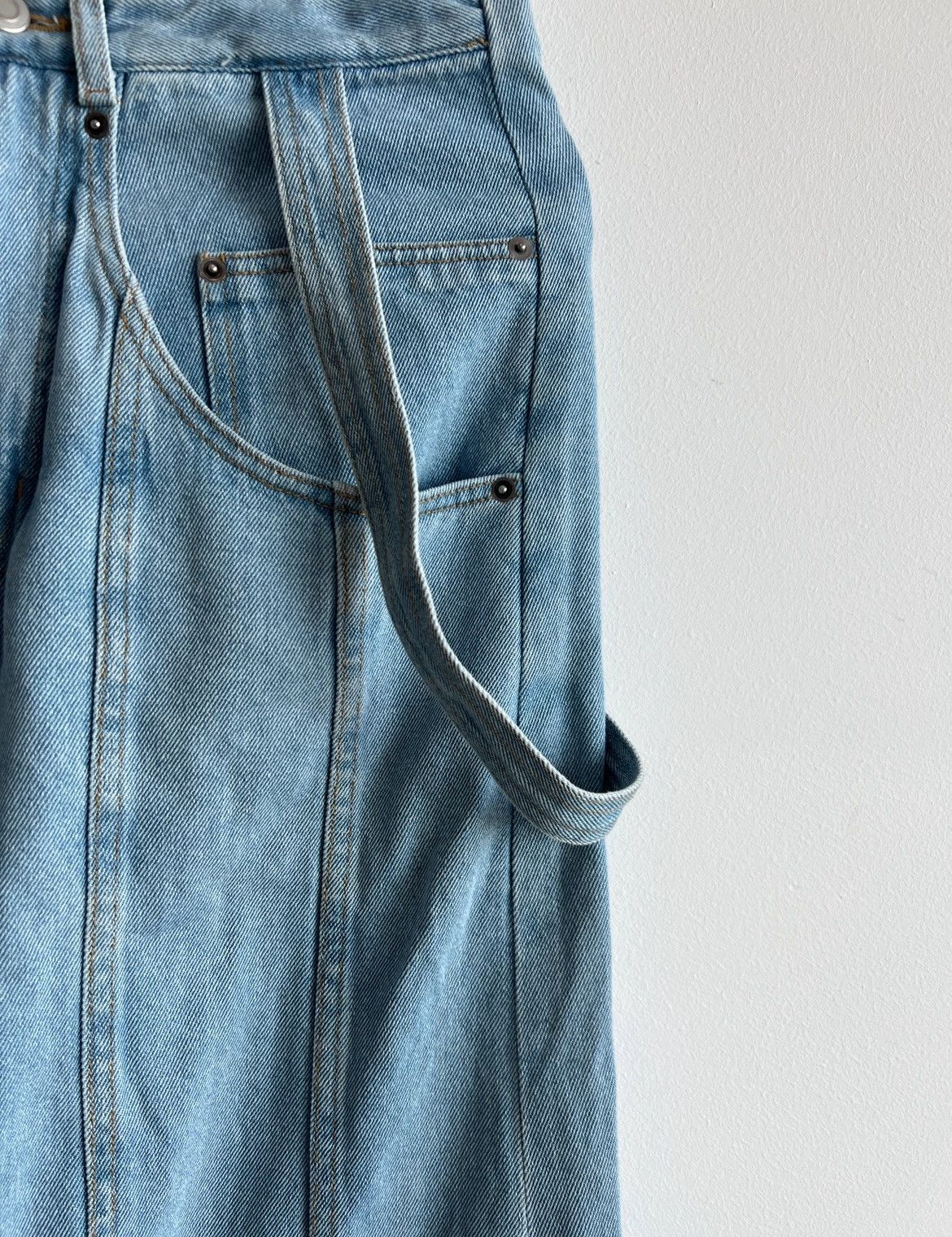 Other Egonlab Blue Cargo Jeans Size US 30 / EU 46 - 4 Thumbnail