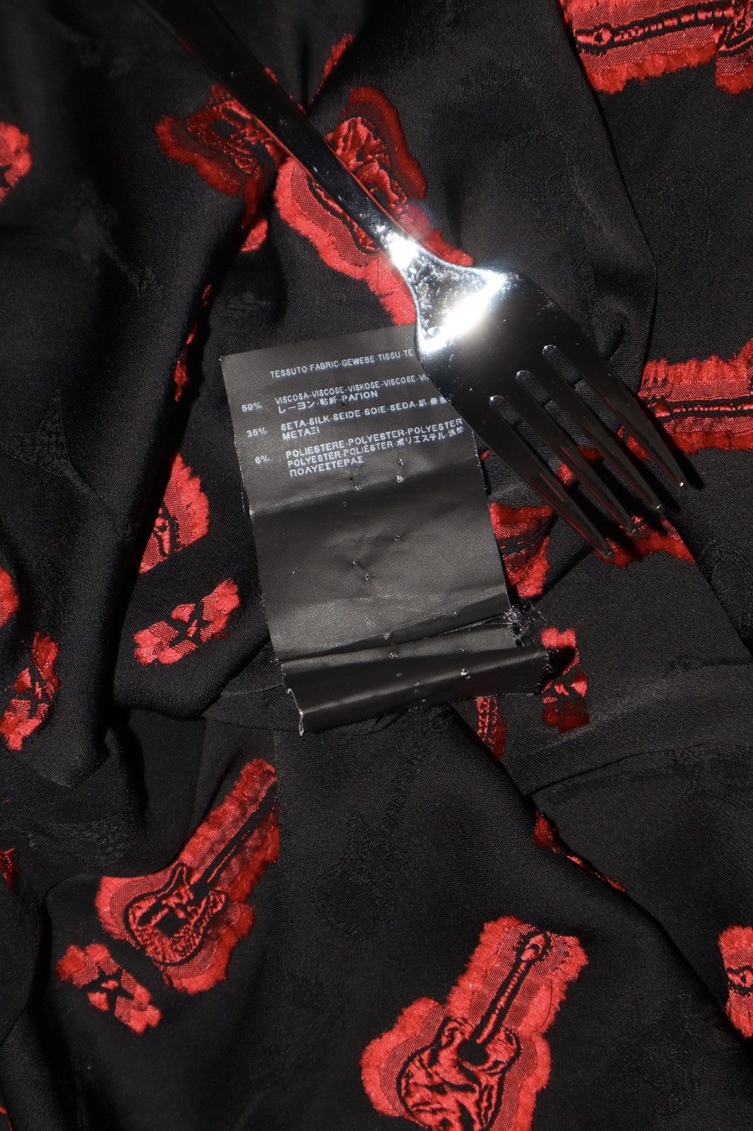 Saint Laurent Paris Saint Laurent Paris 2015 Guitar Silk Button Shirt Size US XXS / EU 40 - 7 Thumbnail