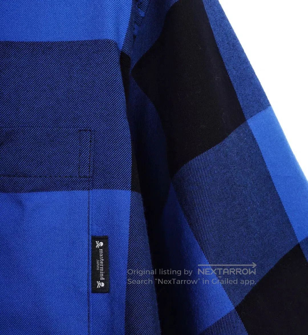 Mastermind Japan mastermind Japan 20SS Blue Black Check Shirt. Size US S / EU 44-46 / 1 - 6 Thumbnail