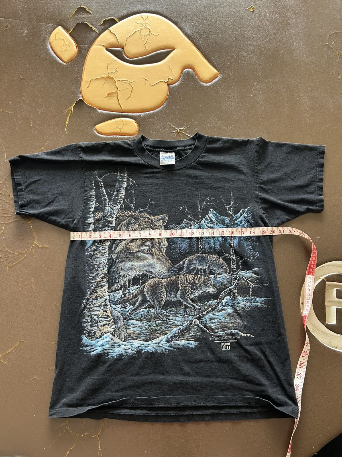 Vintage Vintage Nature Wolves Tee Black Size US L / EU 52-54 / 3 - 5 Thumbnail