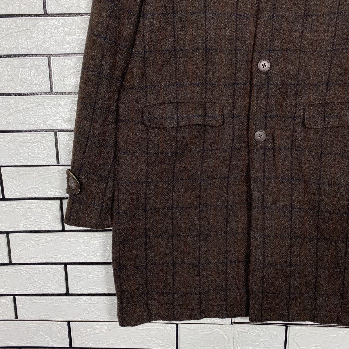 Japanese Brand Vintage Wool Jacket Tartan Blaket Nirvana Issey Miyake Size US L / EU 52-54 / 3 - 5 Thumbnail