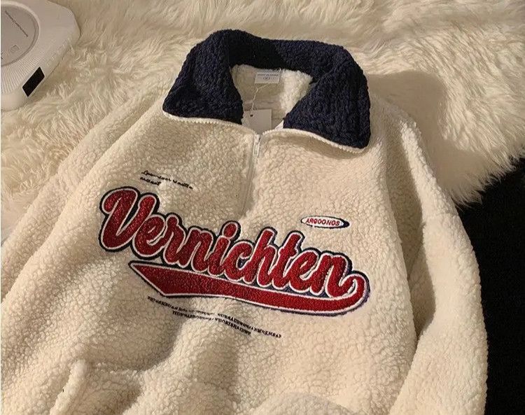 Japanese Brand × Vintage Japanese Style Embroidery Half Zipper Sweatshirt Size US XXL / EU 58 / 5 - 3 Thumbnail