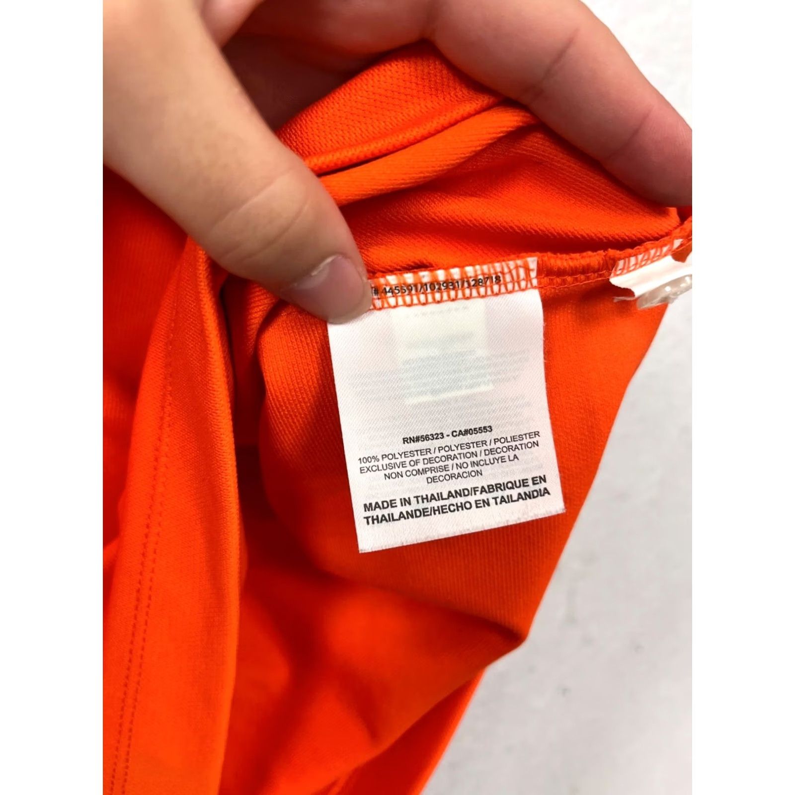 Nike Nike Golf Polo Shirt XL Dri-Fit Orange Logo - #426A Size US XL / EU 56 / 4 - 4 Thumbnail