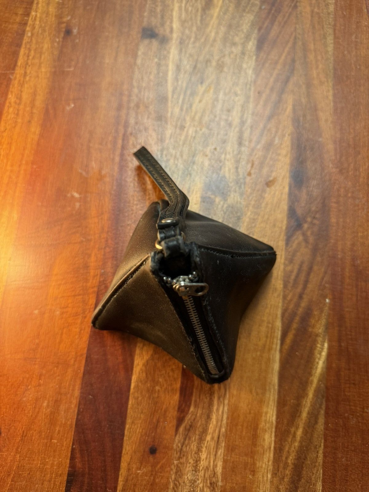 Other Sleek Black Pyramid Wristlet – Minimalist Style with a Twist Size ONE SIZE - 7 Thumbnail
