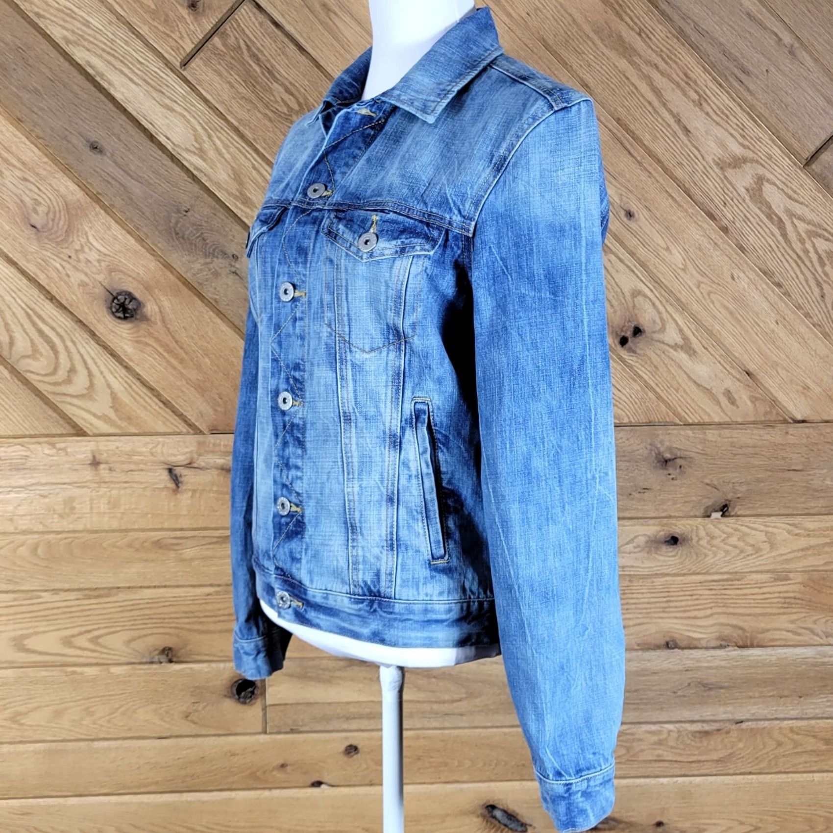 American Eagle Outfitters American Eagle Outfitters Womens Jacket Blue Size S Long Sleeve Denim Size S / US 4 / IT 40 - 5 Thumbnail