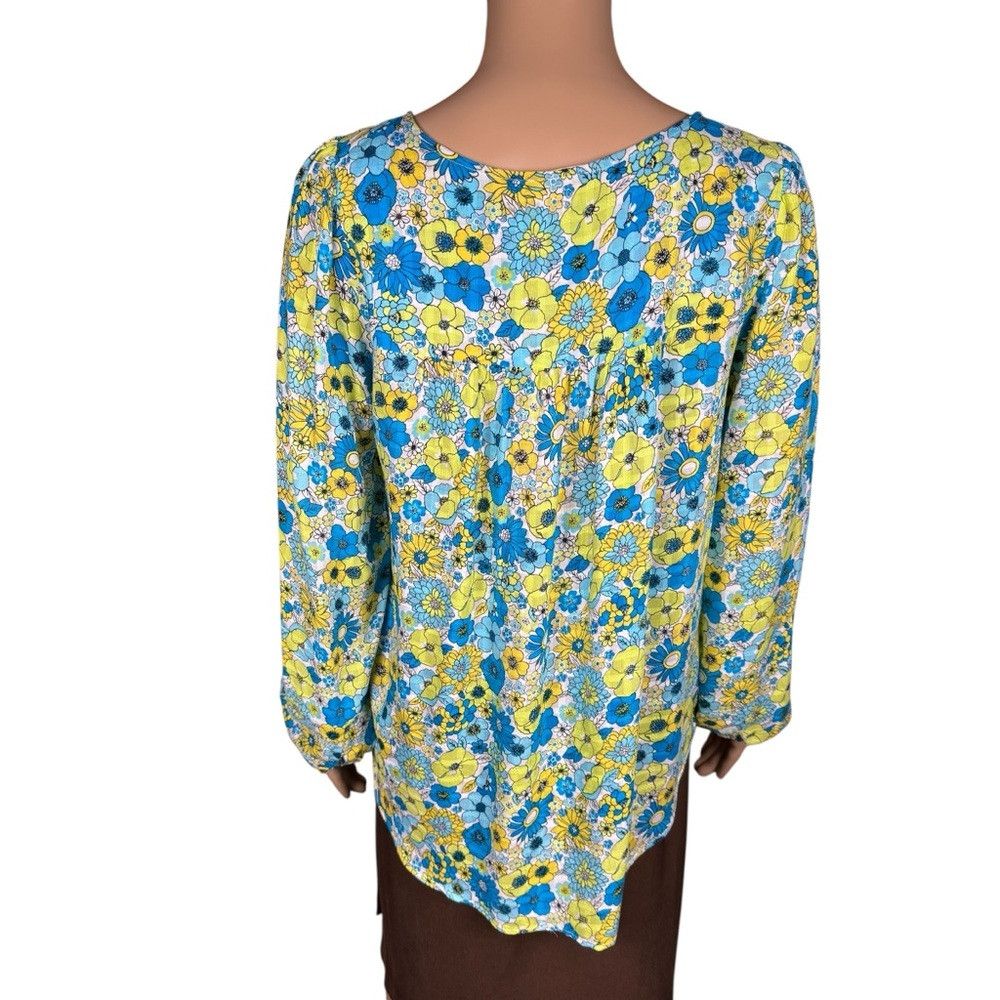 Other Jane and Delancey Floral Rayon Long Sleeve Shirt Size S Size S / US 4 / IT 40 - 4 Thumbnail