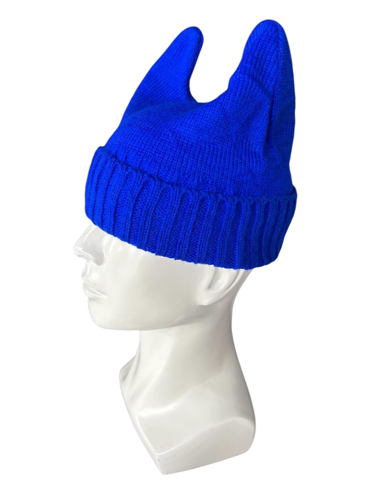Japanese Brand × Kapital × Vintage Devil Horn Knitted Rare Beanie Hats ☠️☠️ Size ONE SIZE - 1 Thumbnail