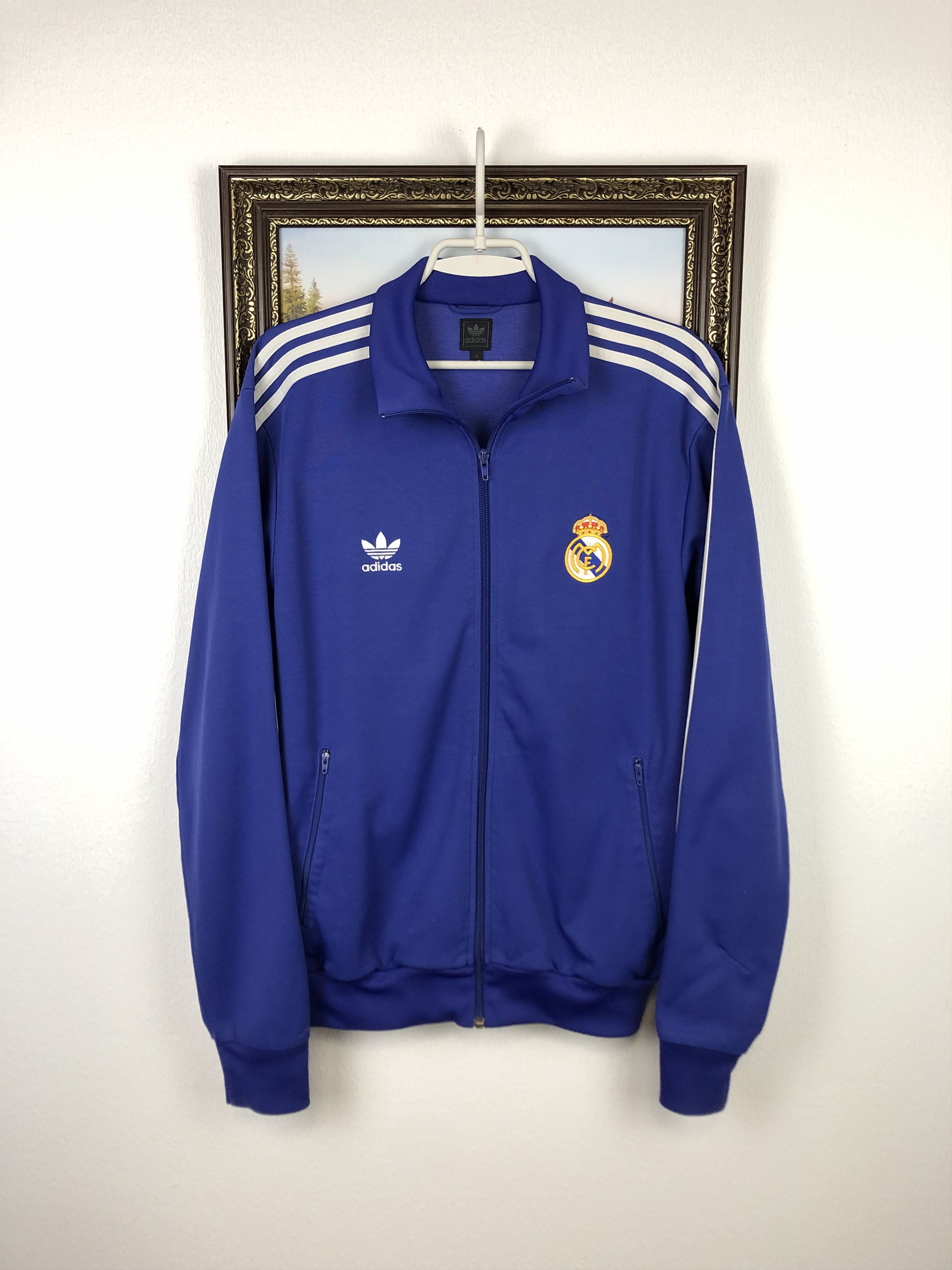 Adidas Originals Real Madrid Football Jacket Soccer Track