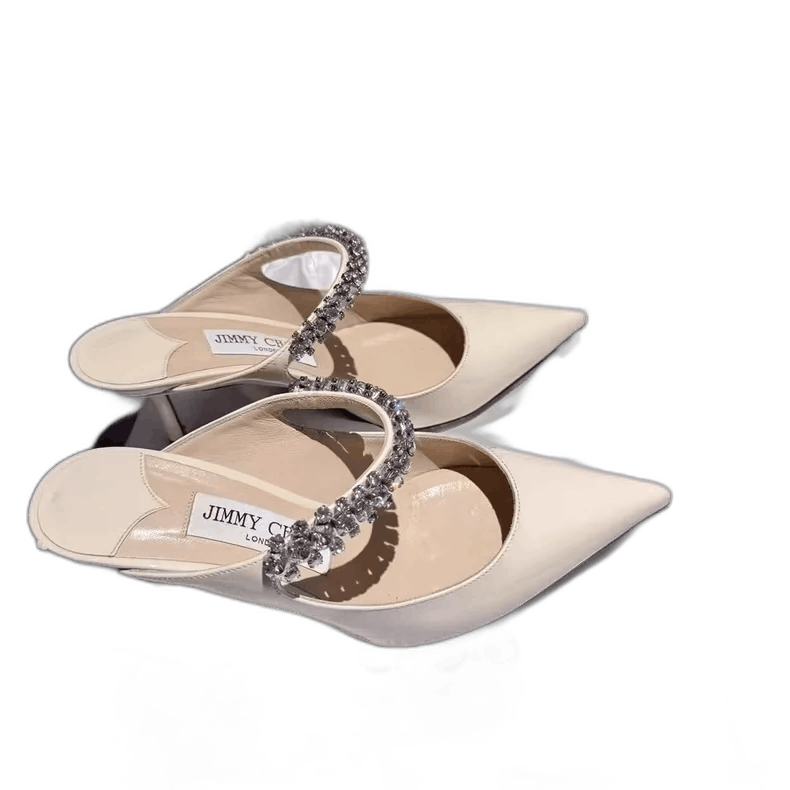 Jimmy Choo Jimmy Choo Rhinestone Patent High Heels Size 35.5 Size US 6 / IT 36 - 1 Thumbnail