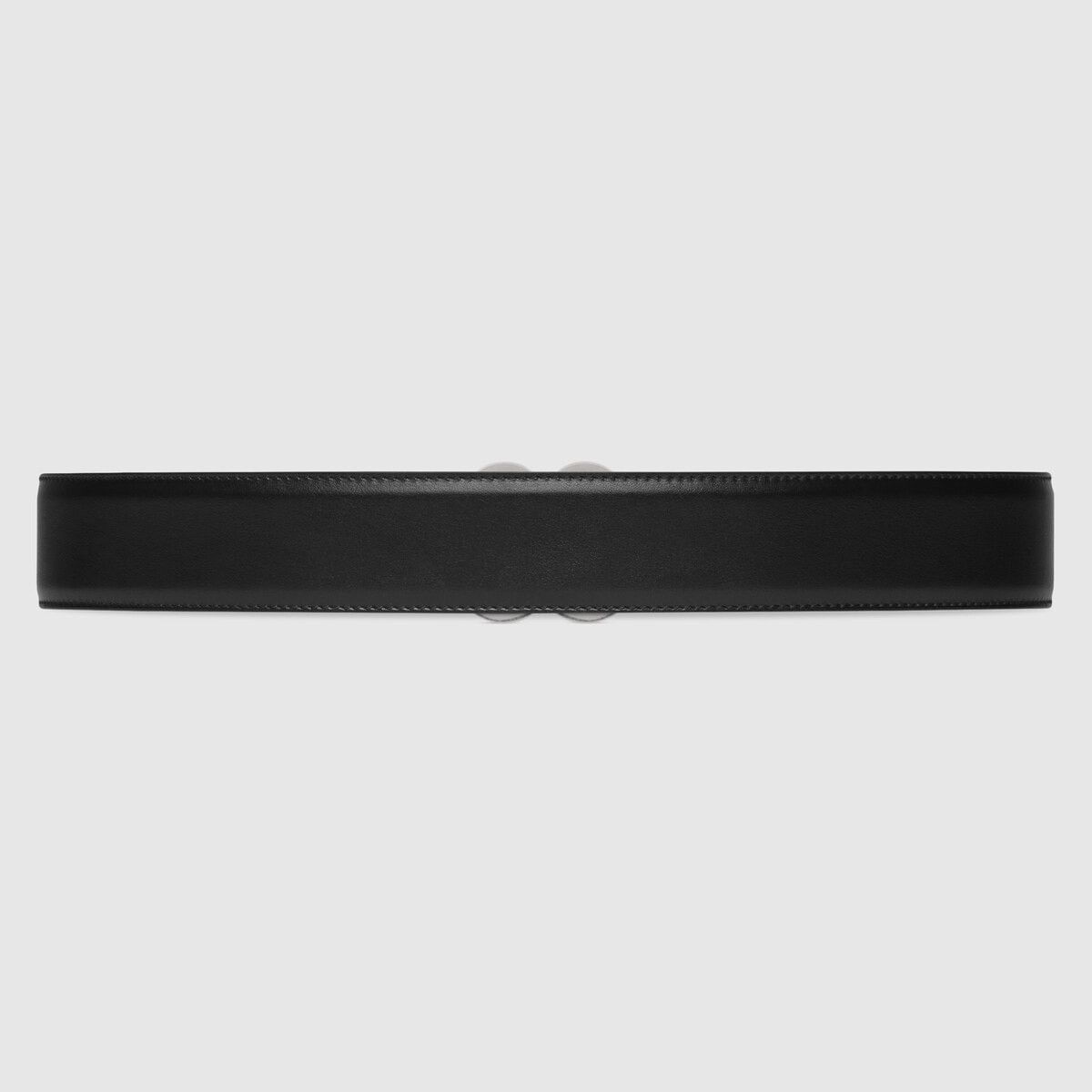 Gucci o1mt1gz0325 Size: 115 / GG Buckle Wide Belt in Black Size 42 - 3 Thumbnail