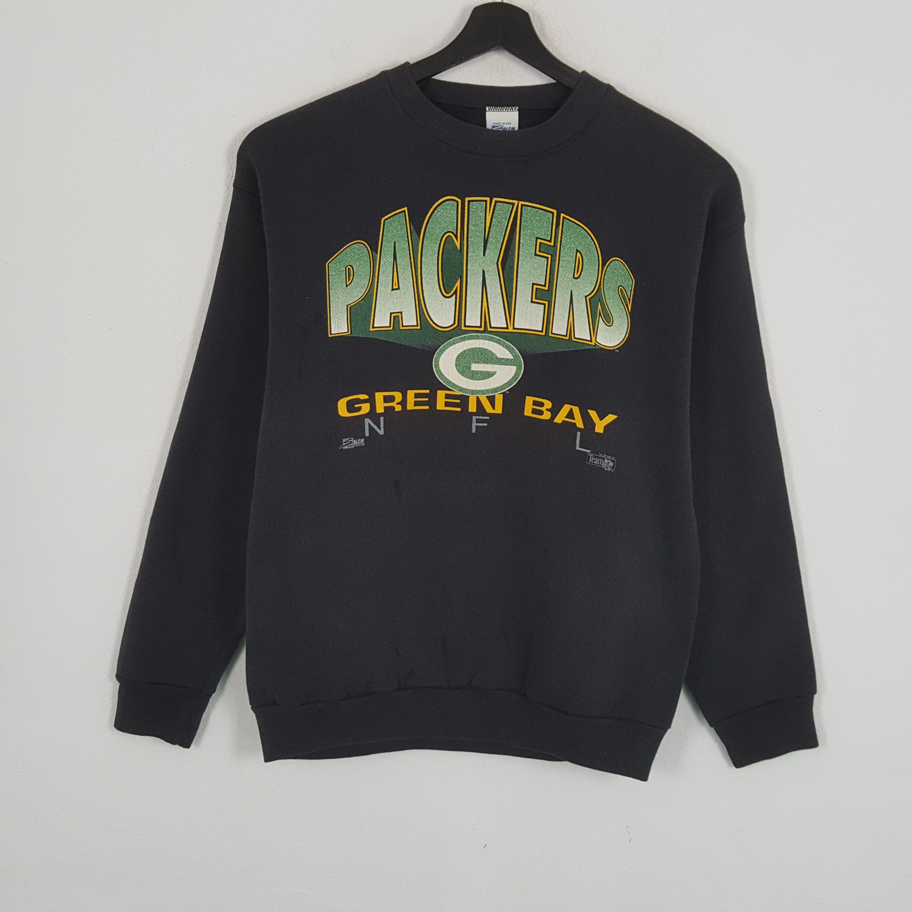 NFL × Salem Sportswear × Vintage PACKERS GREEN BAY NFL Football Team Vintage Sweatshirt Size US M / EU 48-50 / 2 - 1 Thumbnail