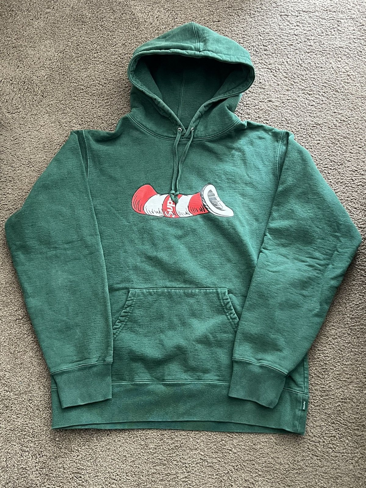 Supreme Cat In The Hat Hoodie Grailed