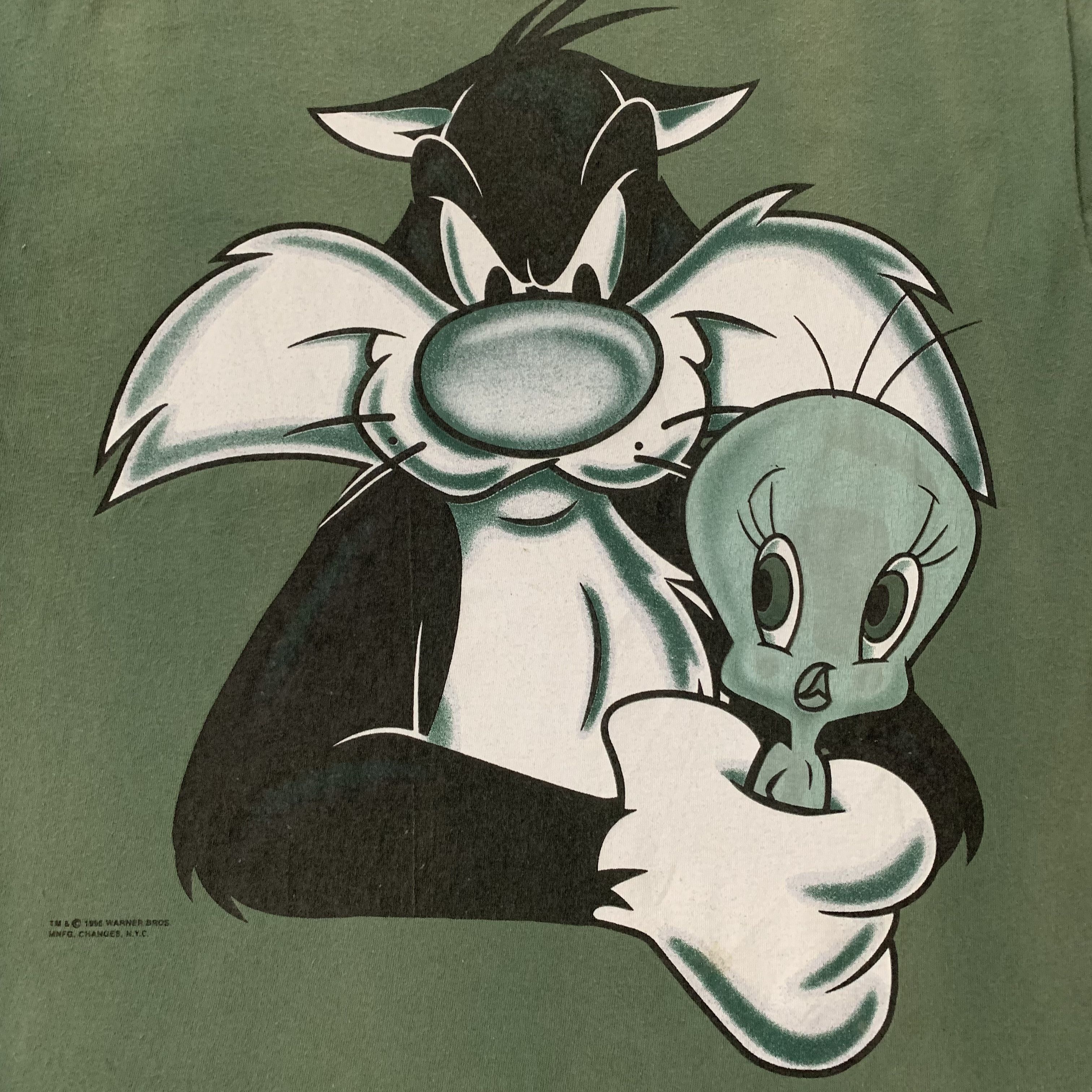 Vintage Vintage 90s sylvester & tweety Size US L / EU 52-54 / 3 - 1 Thumbnail