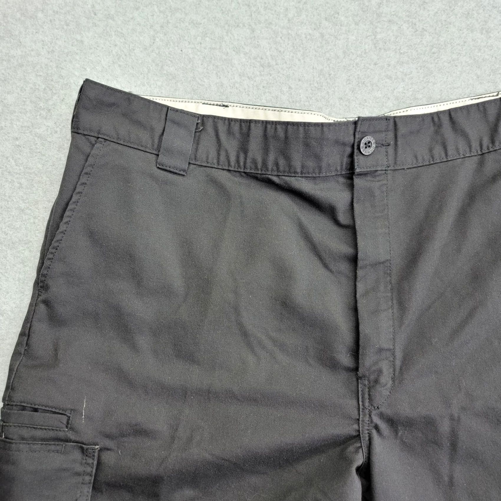 Dickies Dickies Cargo Shorts Mens Black Regular Fit Flex Stretch Zip Fly Pockets Size US 44 / EU 60 - 4 Thumbnail