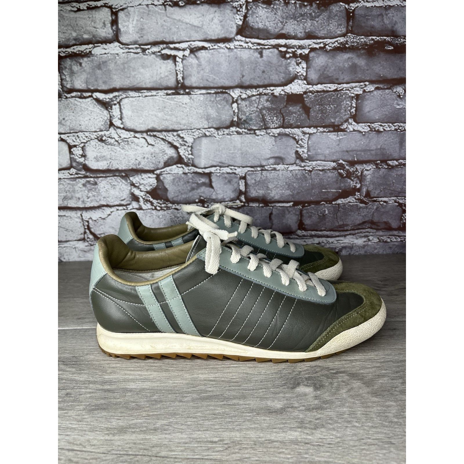 Daniel Patrick Patrick Gray Leather Blue Mesh Athletic Lace Up Shoes Women Size US 11 / IT 41 - 2 Thumbnail