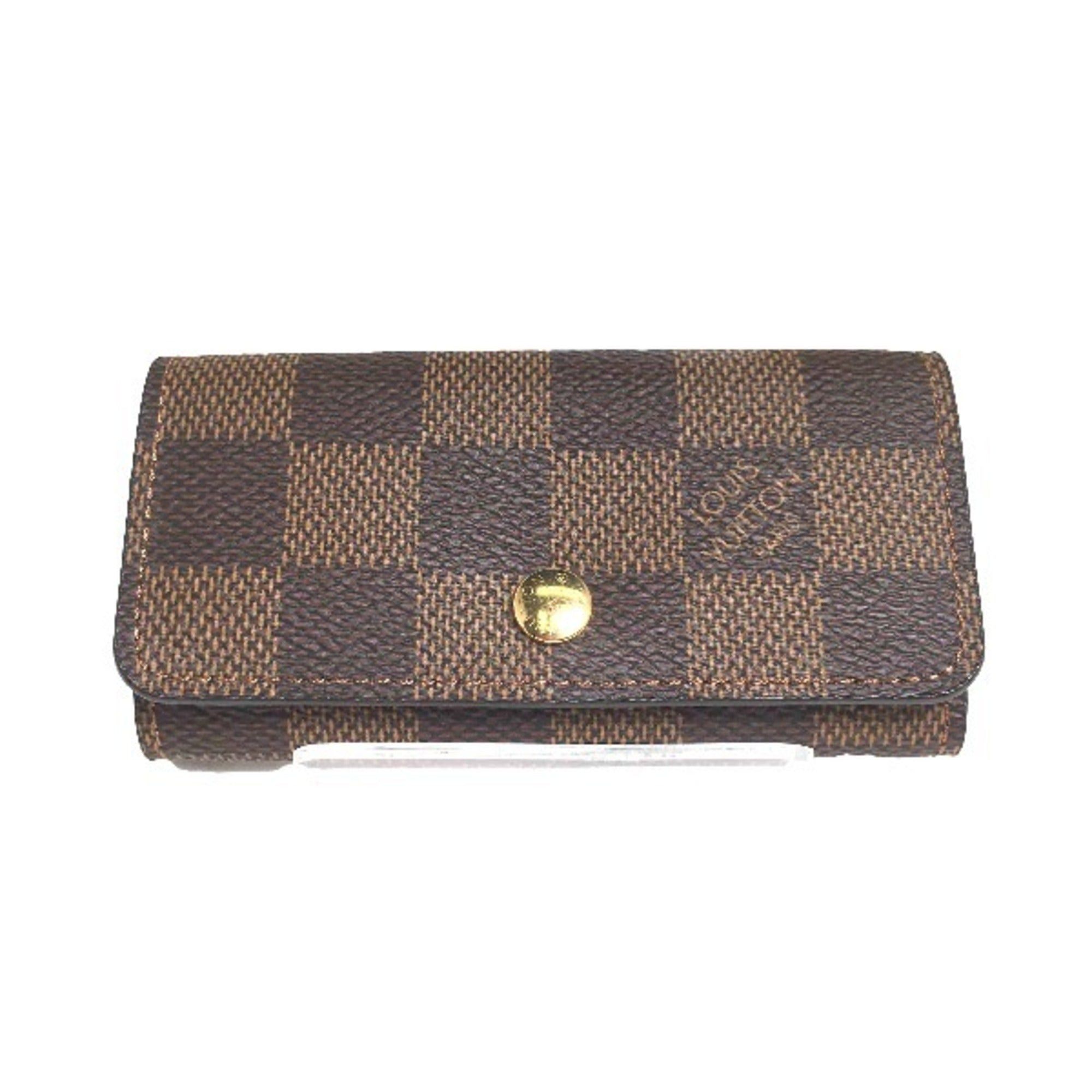 image of Louis Vuitton 4 Key Case Damier Multicle N62631 Brown Lv, Women's