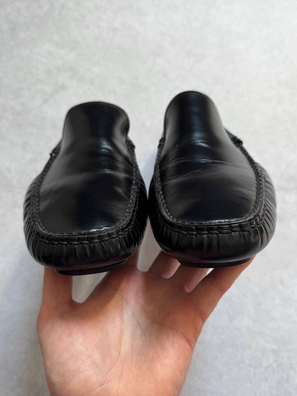 Bally Bally Walton Leather Drivers Black Loafers Men's Shoes Size US 12 / EU 45 - 5 Thumbnail