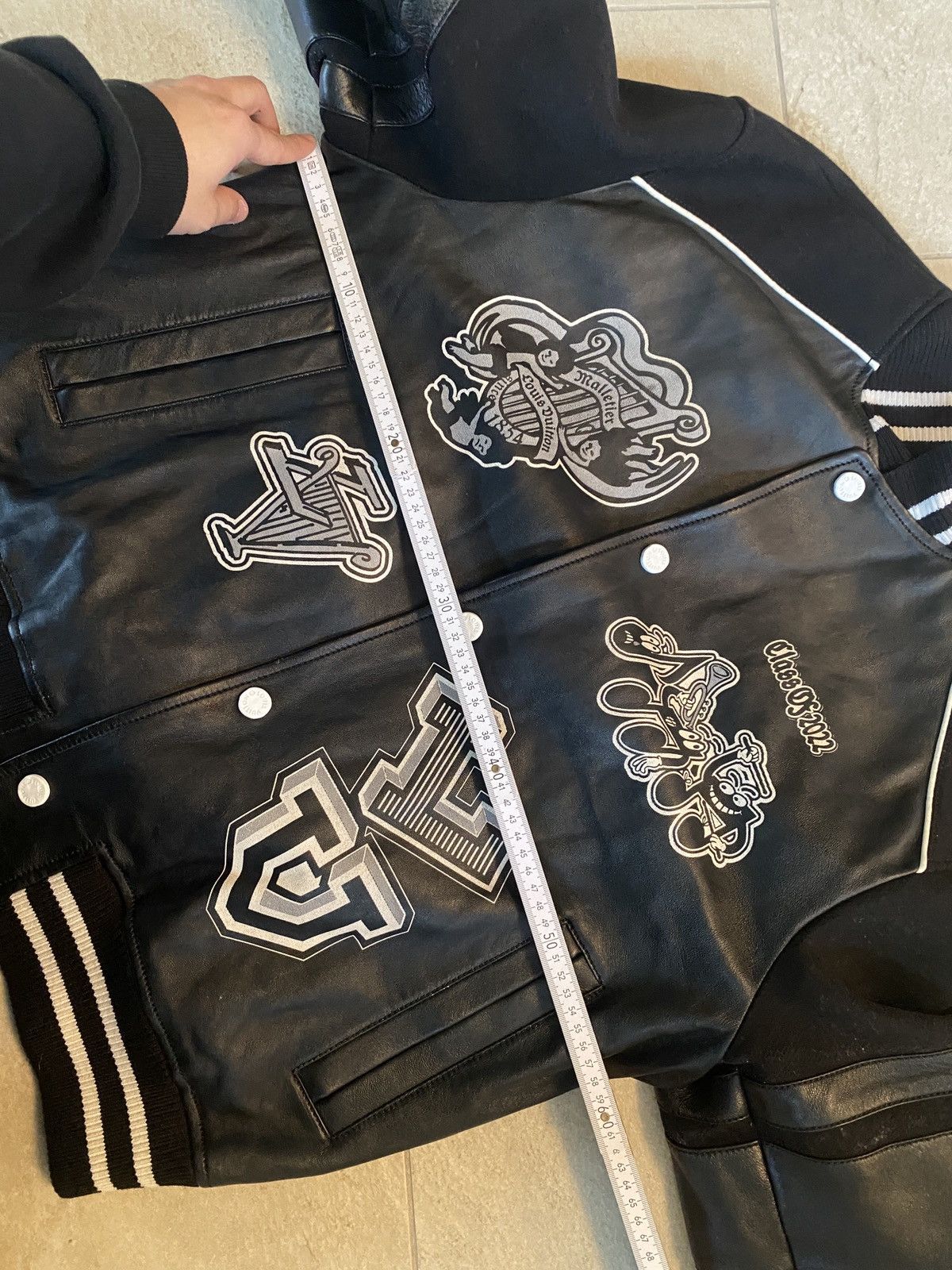 Louis Vuitton Louis Vuitton Black Musical Varsity Jacket Size US XL / EU 56 / 4 - 8 Thumbnail