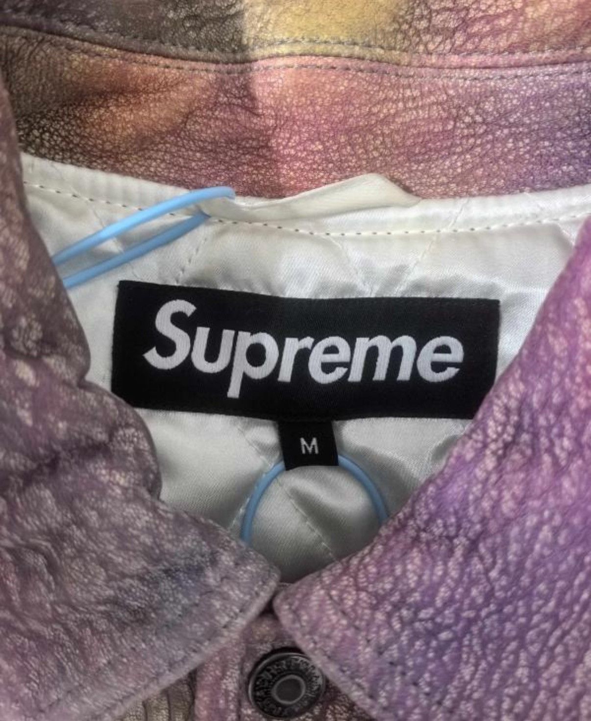 Supreme Supreme 2021 Pebbled Leather Varsity Jacket Size US M / EU 48-50 / 2 - 3 Thumbnail