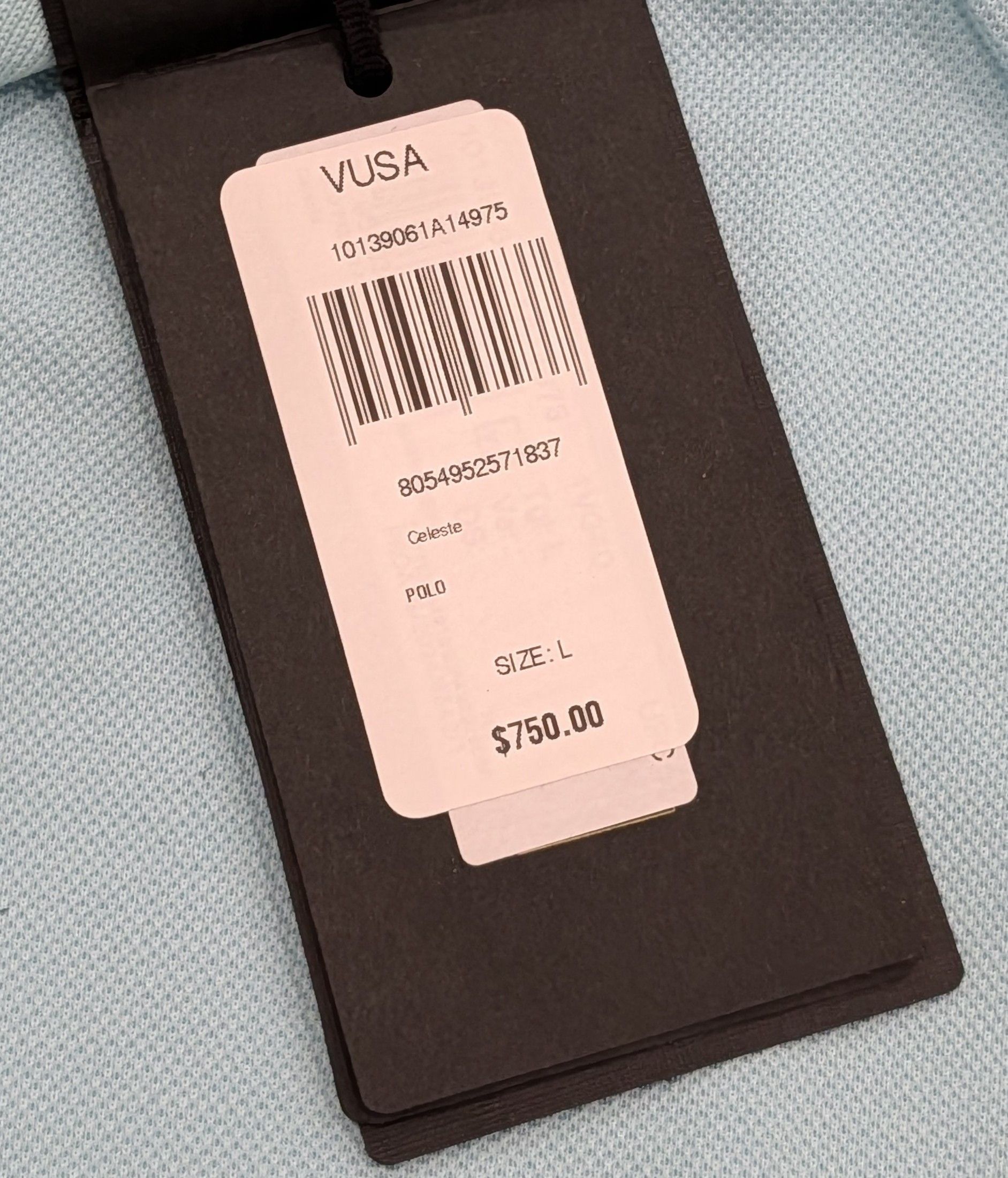Versace VERSACE Medusa Embroidered Polo Shirt Light Blue Large Size US L / EU 52-54 / 3 - 6 Thumbnail