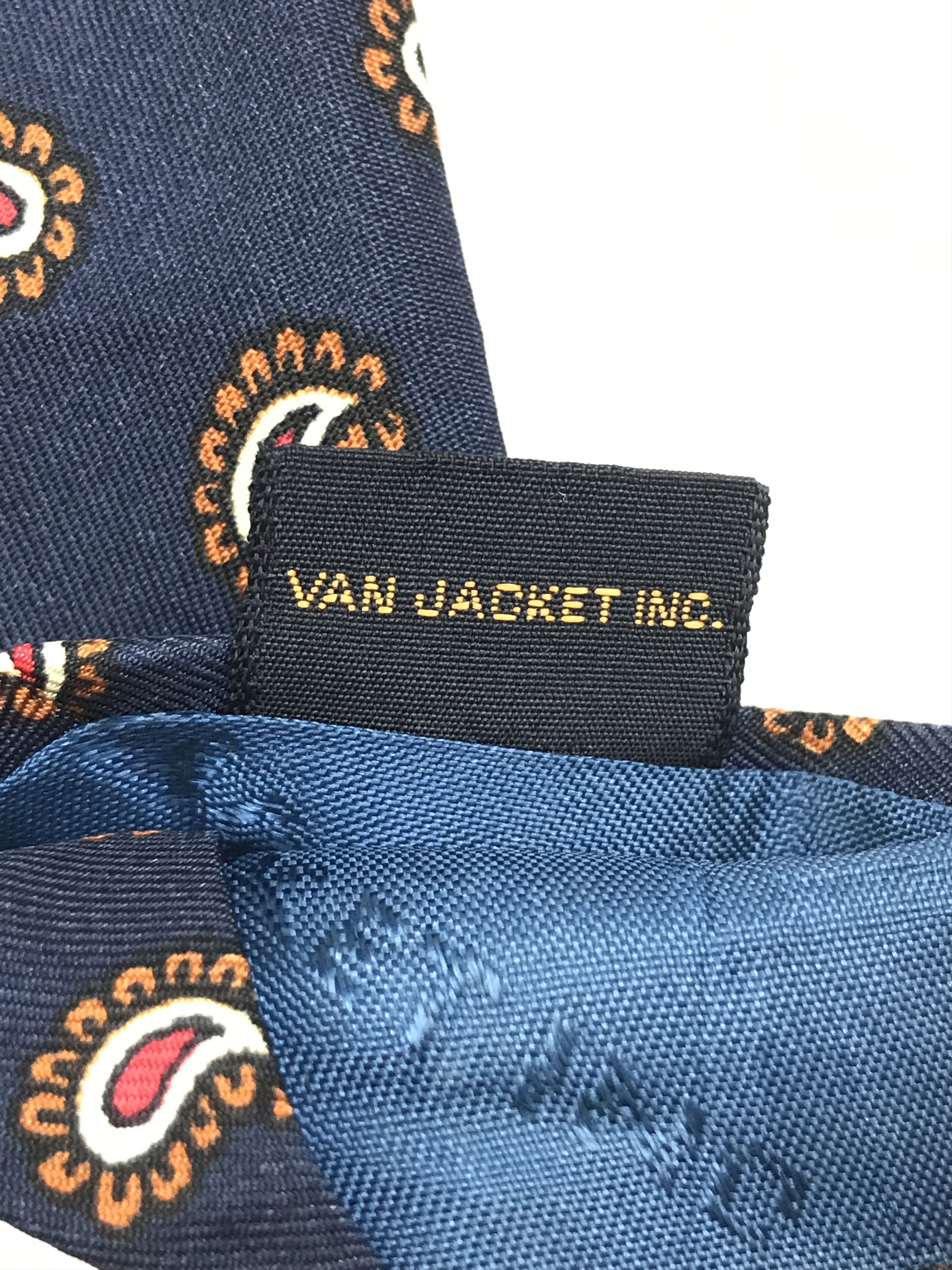 Designer × Vintage Vintage Van Jacket Silk Necktie Size ONE SIZE - 8 Thumbnail