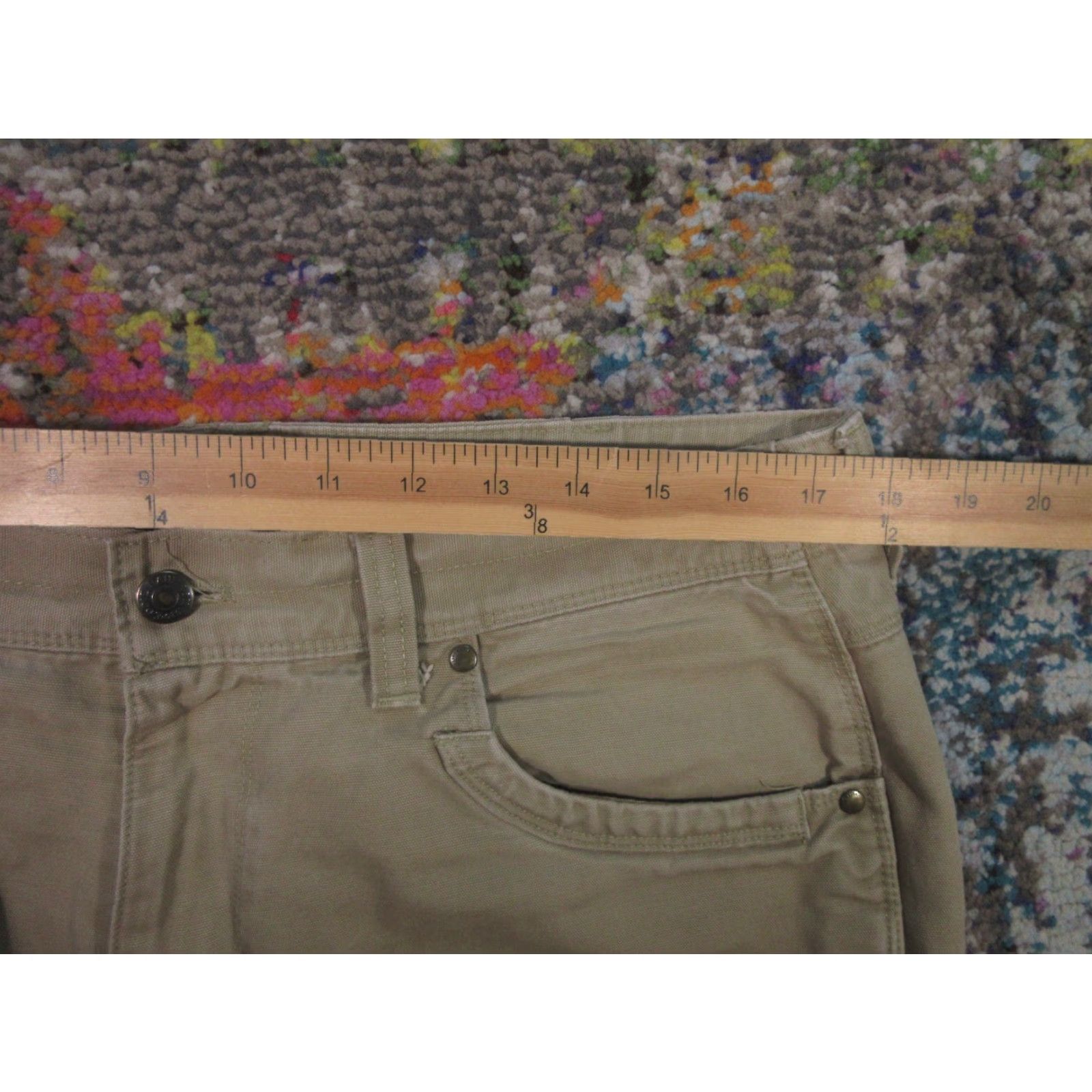 Eddie Bauer Eddie Bauer Pants Men 36x30 Tan Canvas Workwear Relaxed Fit Flex Knee Phone Pocket Size US 36 / EU 52 - 7 Thumbnail