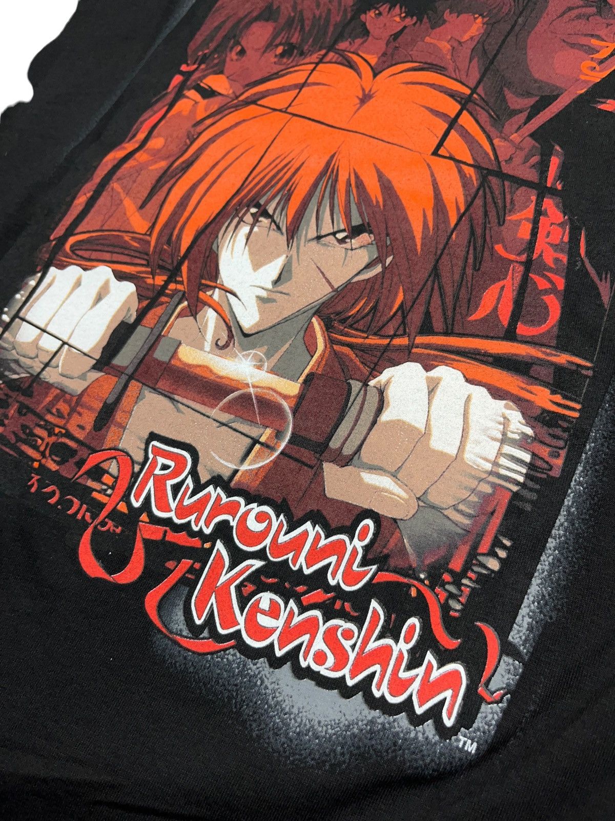 Anime Vintage 00s Rurouni Kenshin Anime T-shirt Dororo Champloo Size US M / EU 48-50 / 2 - 7 Thumbnail