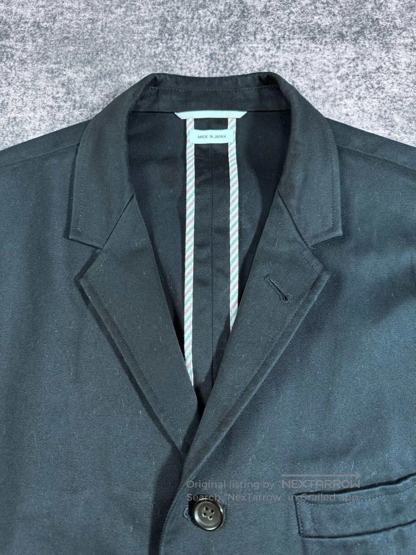 Thom Browne Thom Browne Navy Blazer with Stripe Detail. Size US M / EU 48-50 / 2 - 5 Thumbnail