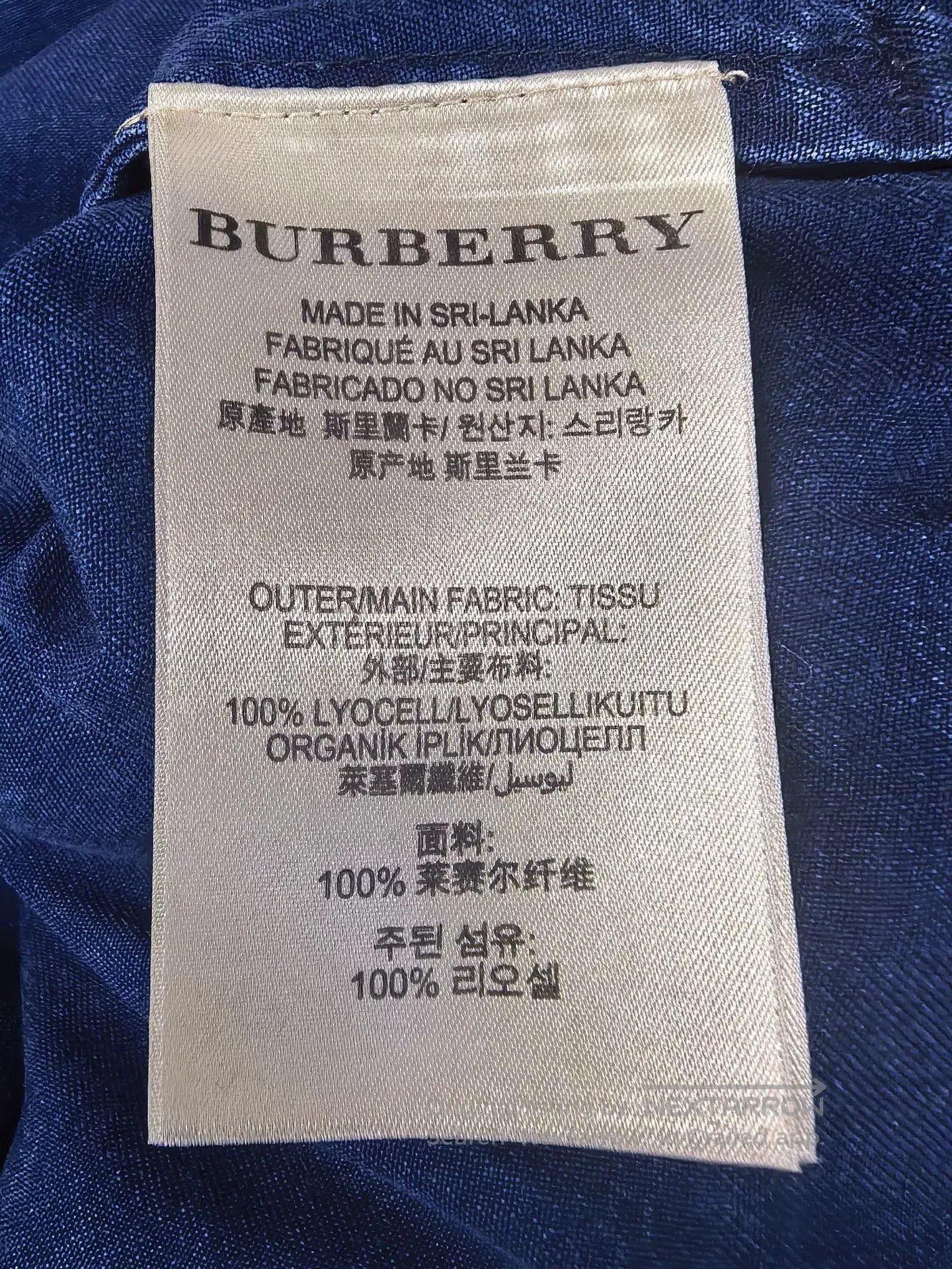 Burberry Burberry Women's Dark Blue Denim Shirt. Size M / US 6-8 / IT 42-44 - 8 Thumbnail