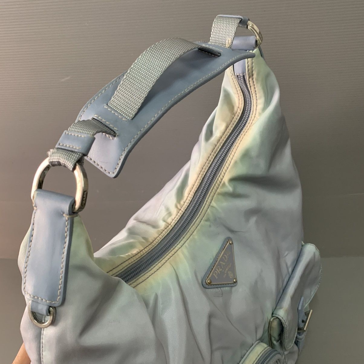 Prada Prada Nylon Large Hobo Bag Size ONE SIZE - 16 Thumbnail