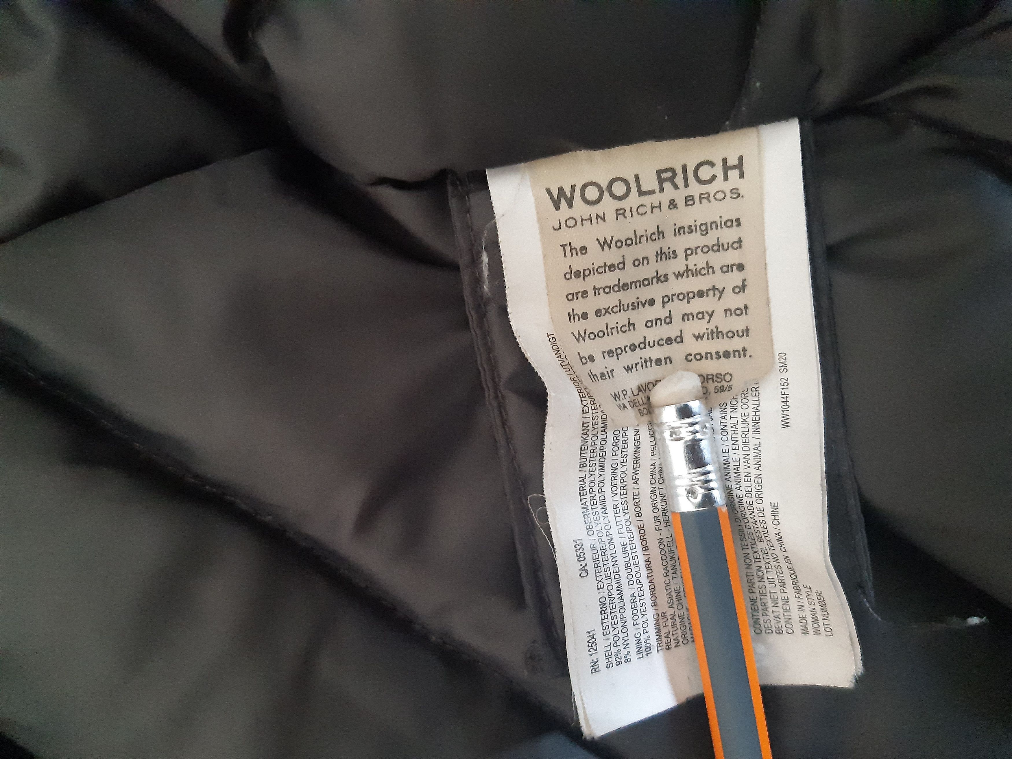 Woolrich Woolen Mills Black Long womens jacket Size S / US 4 / IT 40 - 7 Thumbnail