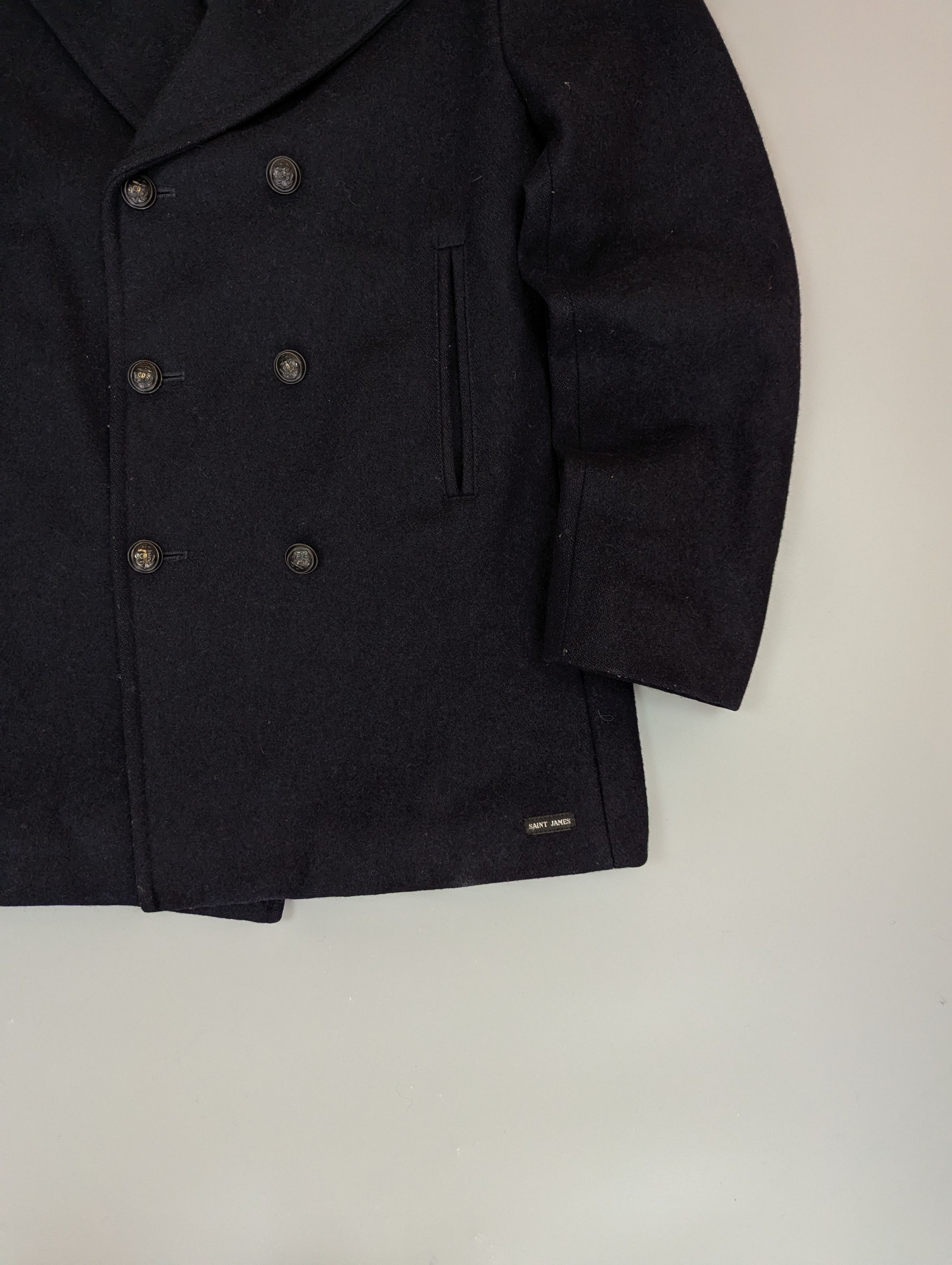 Saint James Saint James Vintage Galion Wool Coat French Nautical Jacket Size US M / EU 48-50 / 2 - 3 Thumbnail