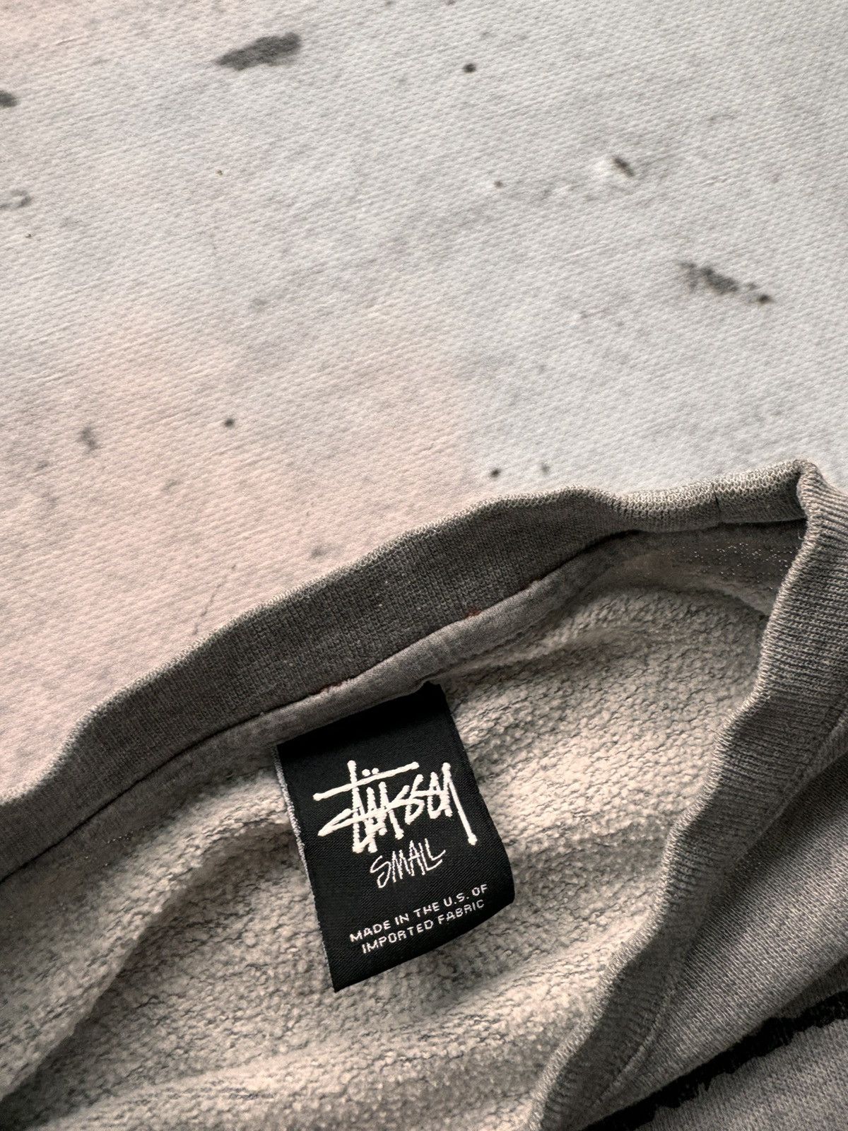 Stussy × Vintage STUSSY CENTER LOGO VINTAGE OVERSIZE SWEATSHIRT Size US S / EU 44-46 / 1 - 9 Thumbnail
