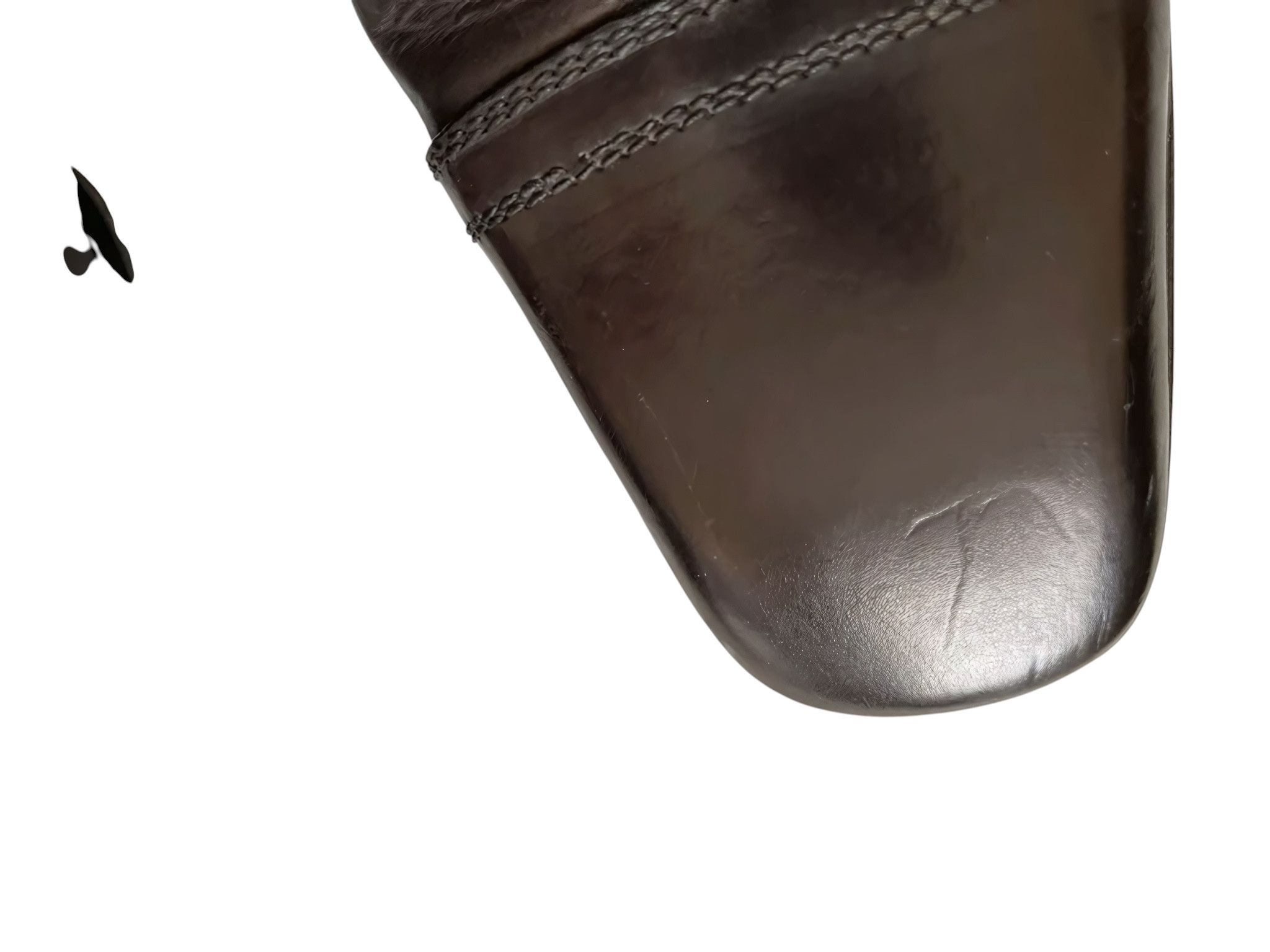 Yves Saint Laurent KNIGHT LEATHER BOOTS BY TOM FORD Size US 7.5 / EU 40-41 - 6 Thumbnail