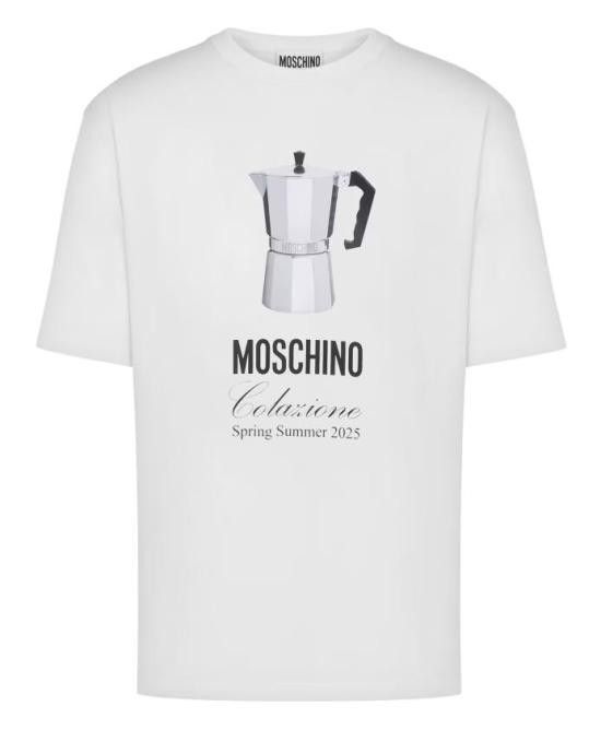 Moschino MOSCHINO Men T-Shirts 251ZZ07060241 1001 White Size US M / EU 48-50 / 2 - 1 Preview
