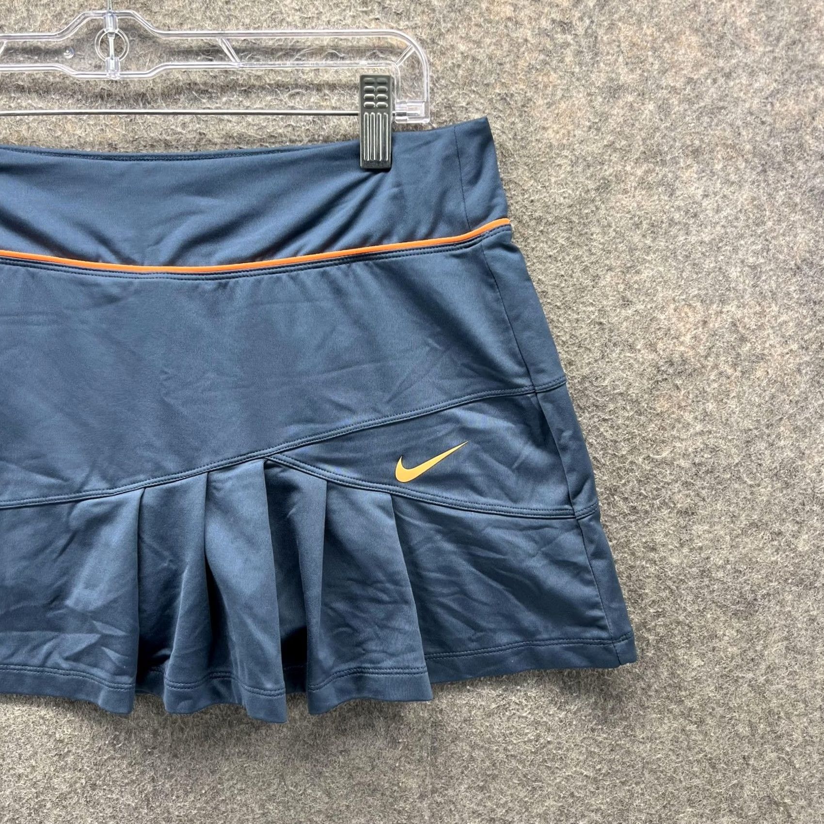 Nike Nike Skort Womens Medium Blue Dri-FIT Pleated Tennis Athletic Pull On Stretch Size ONE SIZE - 4 Thumbnail