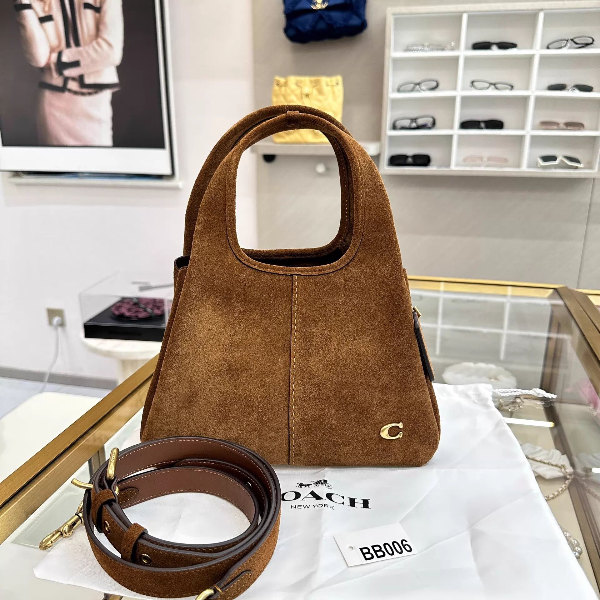 バッグ Vintage Coach Leather Tote Bag Brown s-l400.jpg