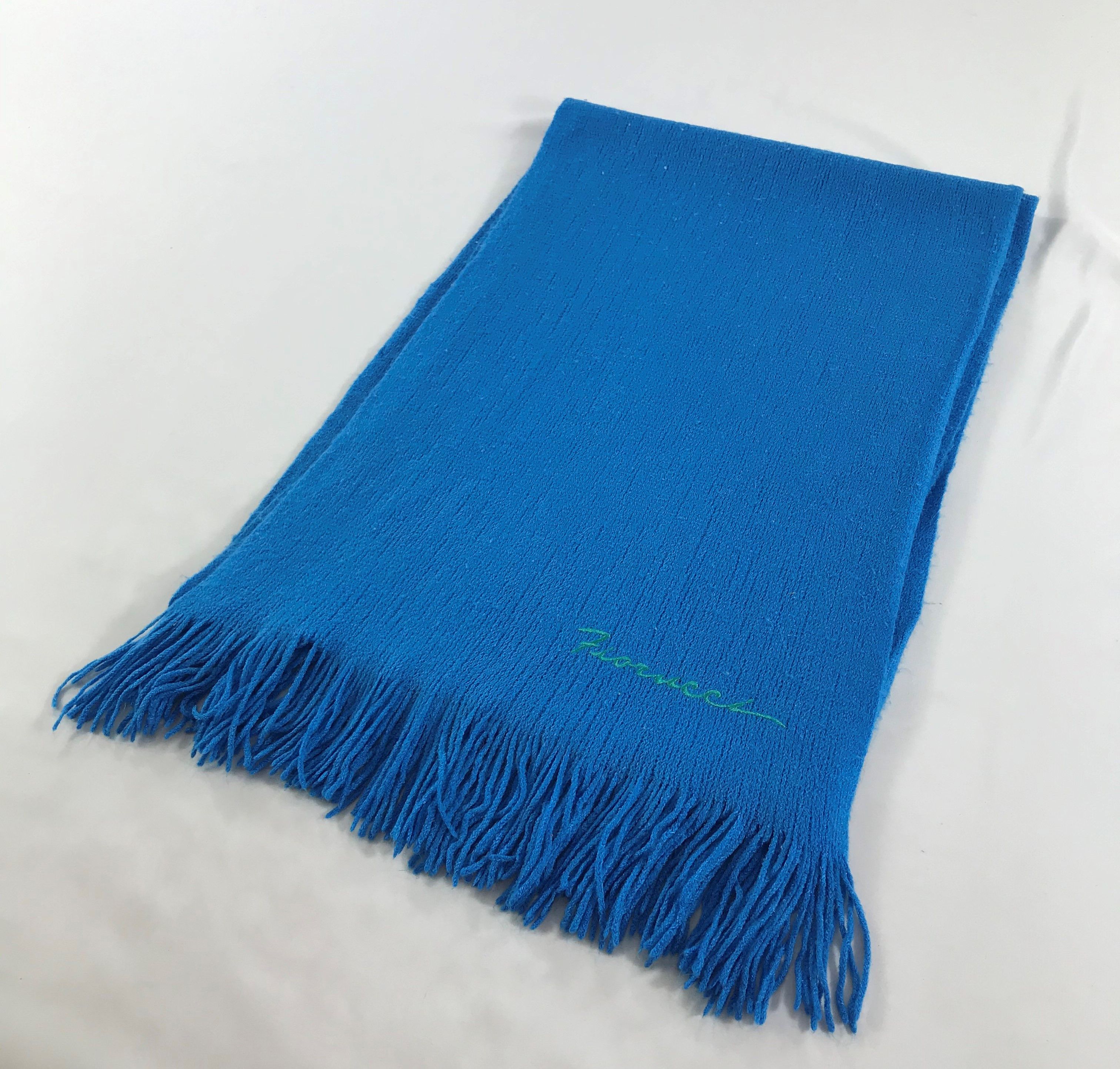 Fiorucci Fiorucci Knit Wool Scarf Muffler Neckgear Knitwear V47 Size ONE SIZE - 3 Thumbnail