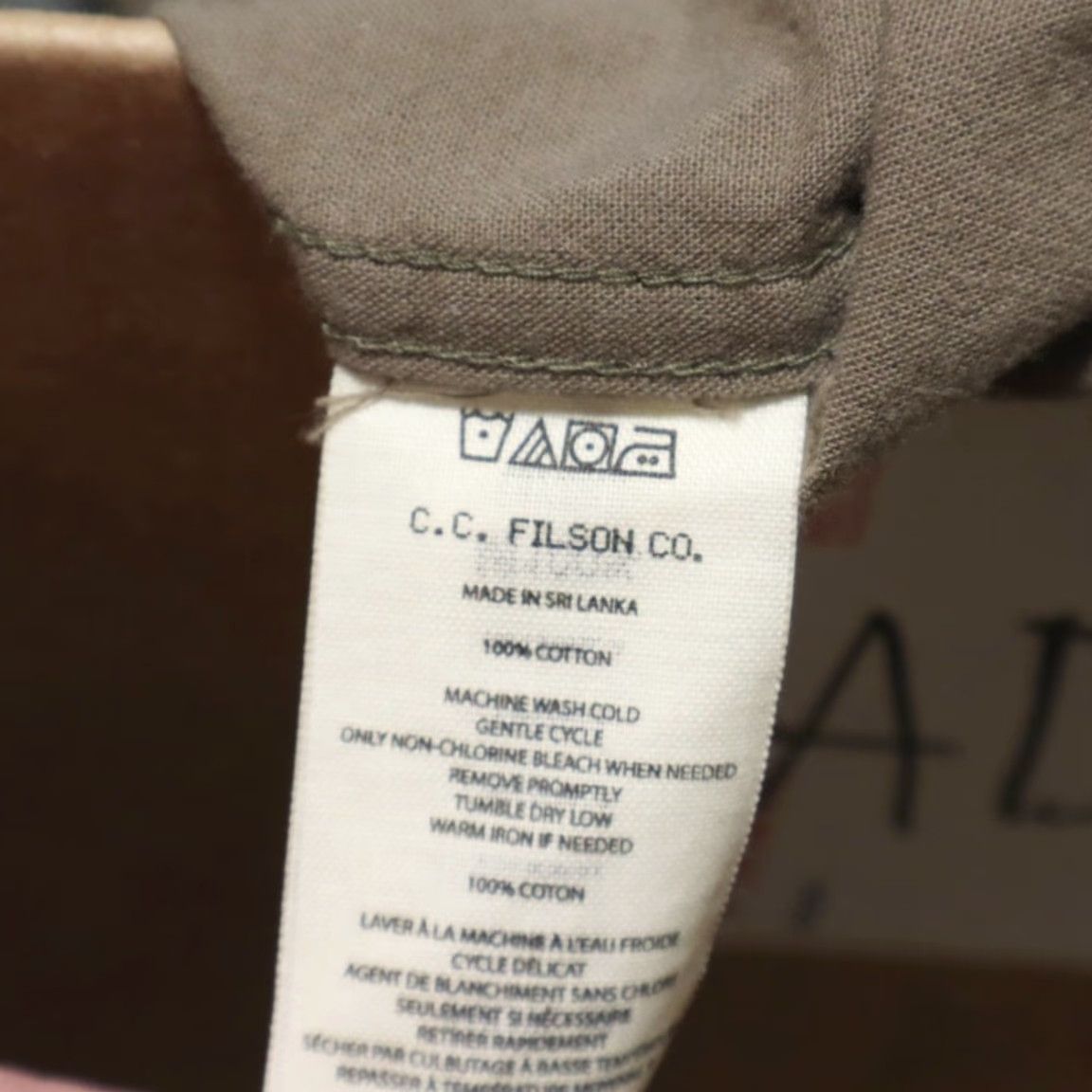 Filson Filson Smokey Bear Camp Cotton All Over Print Button Up Shirt Olive Men's M Size US M / EU 48-50 / 2 - 4 Thumbnail
