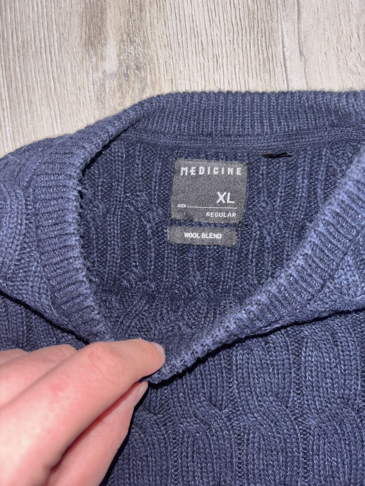 Vintage MEDICINE Knitwear Size US XL / EU 56 / 4 - 4 Thumbnail