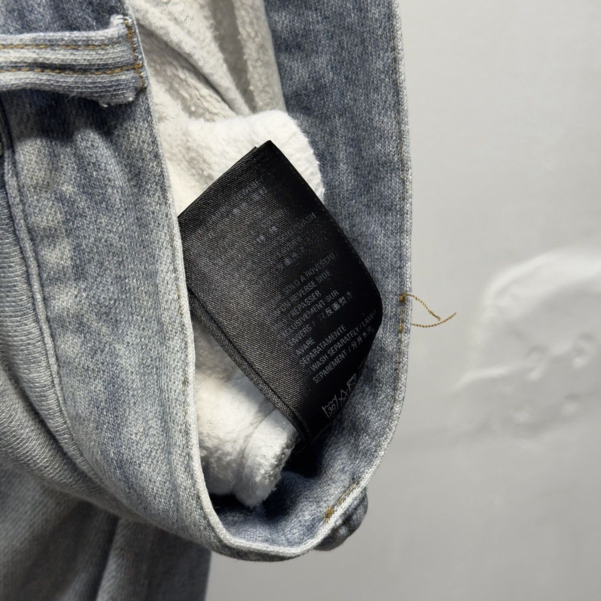 Balenciaga Balenciaga Winter 2021 Tromp L'oeil Denim Sweatpants Demna Size US 36 / EU 52 - 25 Thumbnail