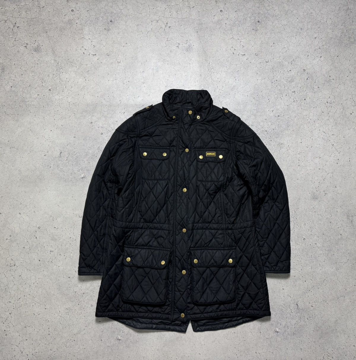 Barbour Barbour Quilted Intl Enduro Women’s Parka Jacket Black Size XL / US 12-14 / IT 48-50 - 2 Thumbnail