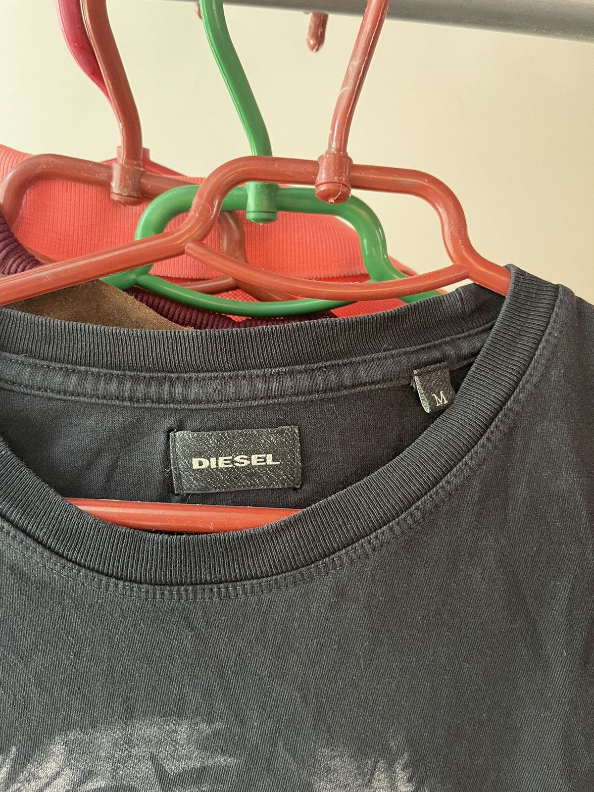 Diesel × Vintage ° rare Vintage Diesel industry T-Shirt Avant Garde Style Size US M / EU 48-50 / 2 - 3 Thumbnail