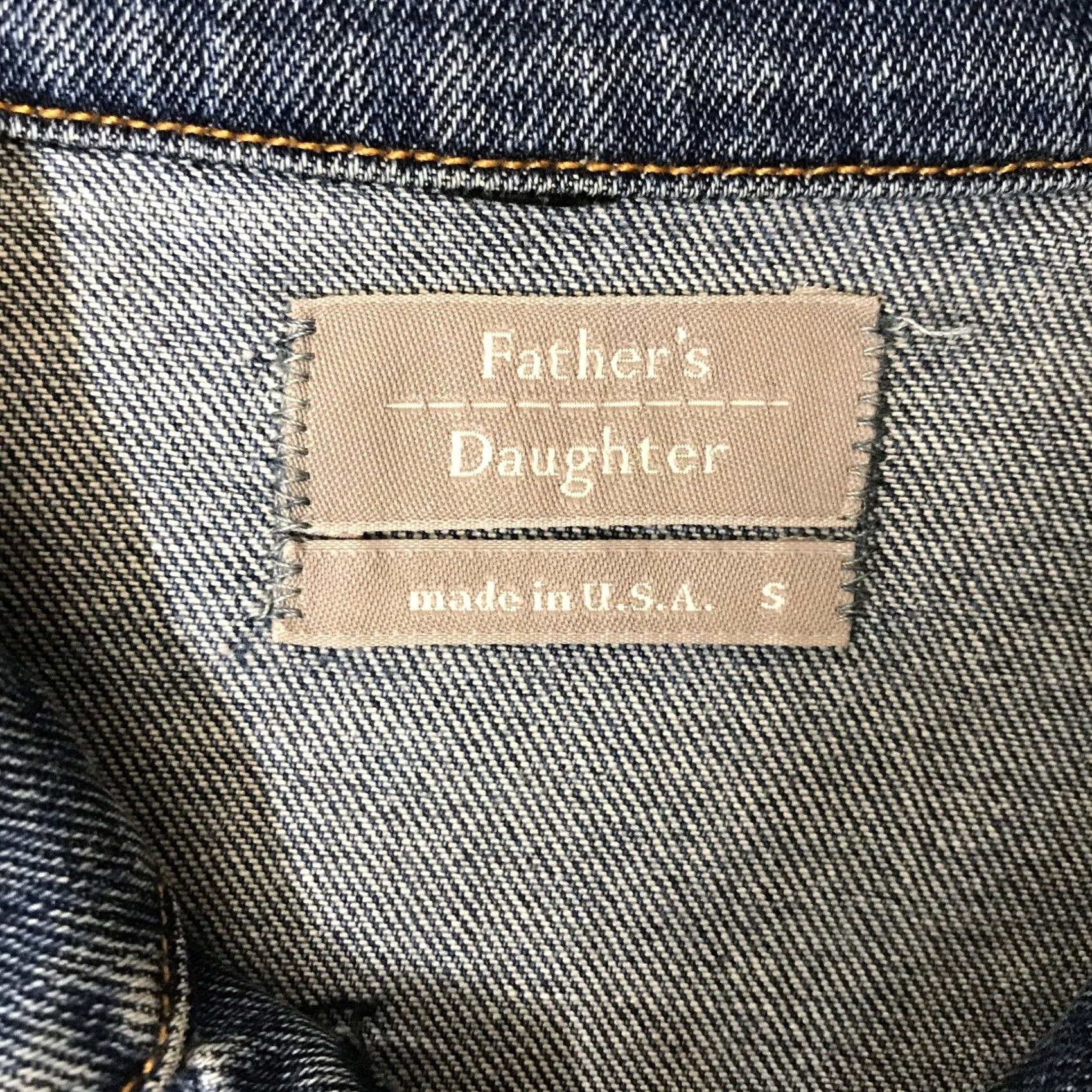 Vintage Fathers Daughter Blue Denim Jacket Size S Women Made in USA Crop Button Front Casual Size 28" / US 6 / IT 42 - 7 Thumbnail