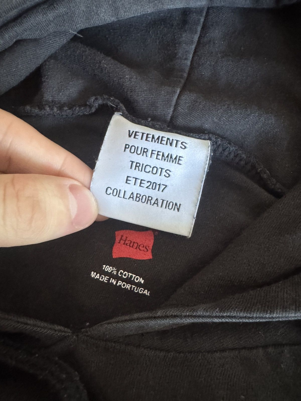 Vetements Vetements x Hanes SS17 Staff Tour Hoodie Size US S / EU 44-46 / 1 - 3 Thumbnail