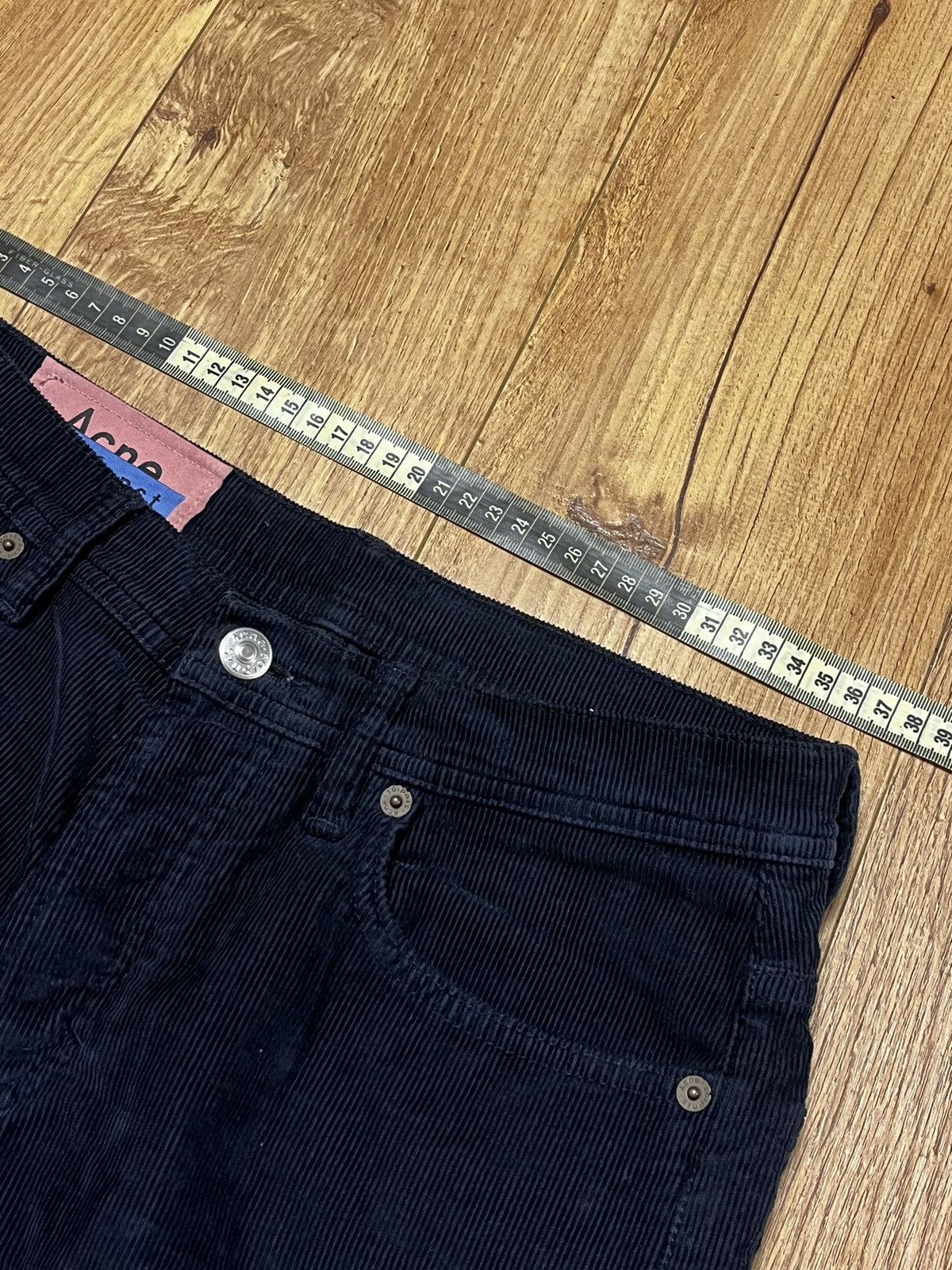 Acne Studios Acne Studios Corduroy Blue Straight Denim Size US 30 / EU 46 - 4 Thumbnail