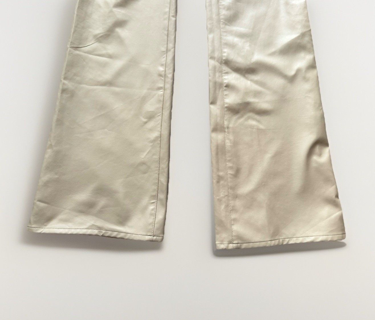 Miss Sixty Miss Sixty vintage Faux Leather y2k Flared Pants 2000`s Size 29" - 6 Thumbnail