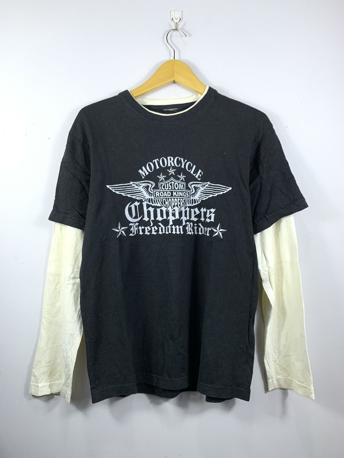 If Six Was Nine DOUBLE LAYER ROAD KING CHOPPERS LONG SLEEVE Size US M / EU 48-50 / 2 - 2 Thumbnail